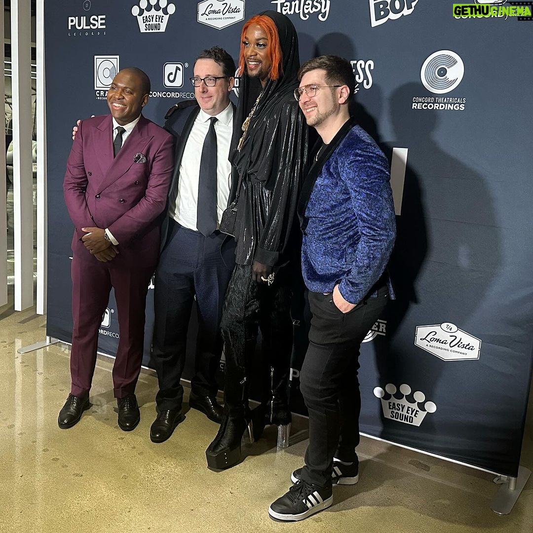J. Harrison Ghee Instagram - Wow! We won a Grammy Award for our @somelikeithotmusical original cast recording! Everything about last weekend felt ordained and aligned and I was so grateful to share this moment with such beautiful people! Thank you @concordshows @knowsthescore for producing our album and supporting our show. @marc_shaiman and @scottwittman to achieve this with you is a dream, thank you for writing such amazing material for us to interpret and bring ourselves to. You really wanted the best for us and we are forever grateful. @crosenmusic and @bryancartermusic thank you for adding your special magic to this incredible music and lifting us all up. @marymitchellc we are really out here repping NC well, so honored to do this with you. @natashayvettewilliams @missadriannahicks I’m wildly honored to be sharing this moment with you knowing where we’ve come from and the work it’s taken to be where we are; I love you all so much! And to the incredible company and band that performed this music 8 times a week for over and year, the hard work paid off and I couldn’t be prouder to stand with you in this moment and say “We did it!” Thank you @jeromelamaar for coming through and being the amazing Style Monk that you are. I felt beautiful, powerful and grounded because of your work. @marcsullysaintfleur thank you for being rhetorical best date a friend could ask for, I can’t wait to share more incredible moments with you and to celebrate our way through life together! You are a true friend and a beautiful blessing in my life. And much like @niecynash1, I want to thank me for really coming through in all of this. For pushing past the traumas of things said to me in recording studios and reaching for the stars knowing what God put in me! Also, I’m grateful that even though the glam team couldn’t be with me as planned, the beat the hairs and everything came together because I am capable! #grammys #bestmusicaltheateralbum #somelikeithot #GT #dassit Crypto.com Arena