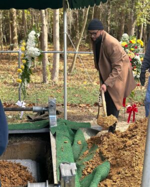 J. Harrison Ghee Instagram - Today we laid my father to rest. I’m so at peace knowing we did everything we could to make him proud and send him off right. Grateful to share this moment with my brother and to carry on our dad’s legacy with pride and honor. Thank you for all you’ve taught us and the examples you set of how to be in this world, I love you and will miss you dearly Pa! #yeahman #dassit
