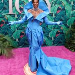 J. Harrison Ghee Instagram - I will never recover from this look 😍💙🦋 @jharrisonghee at @thetonyawards ✨ #TonyAwards New York, New York