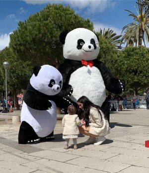 Jörn Schlönvoigt Instagram - Delia‘s new best friends #panda