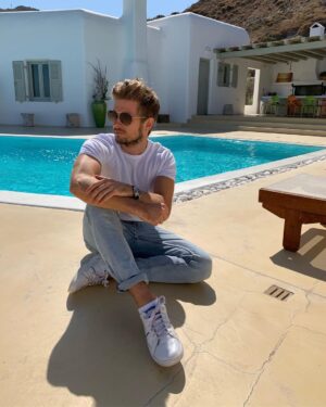 Jörn Schlönvoigt Instagram - #mykonos #poolside #greece #beautiful #island #europe #picoftheday #sunset