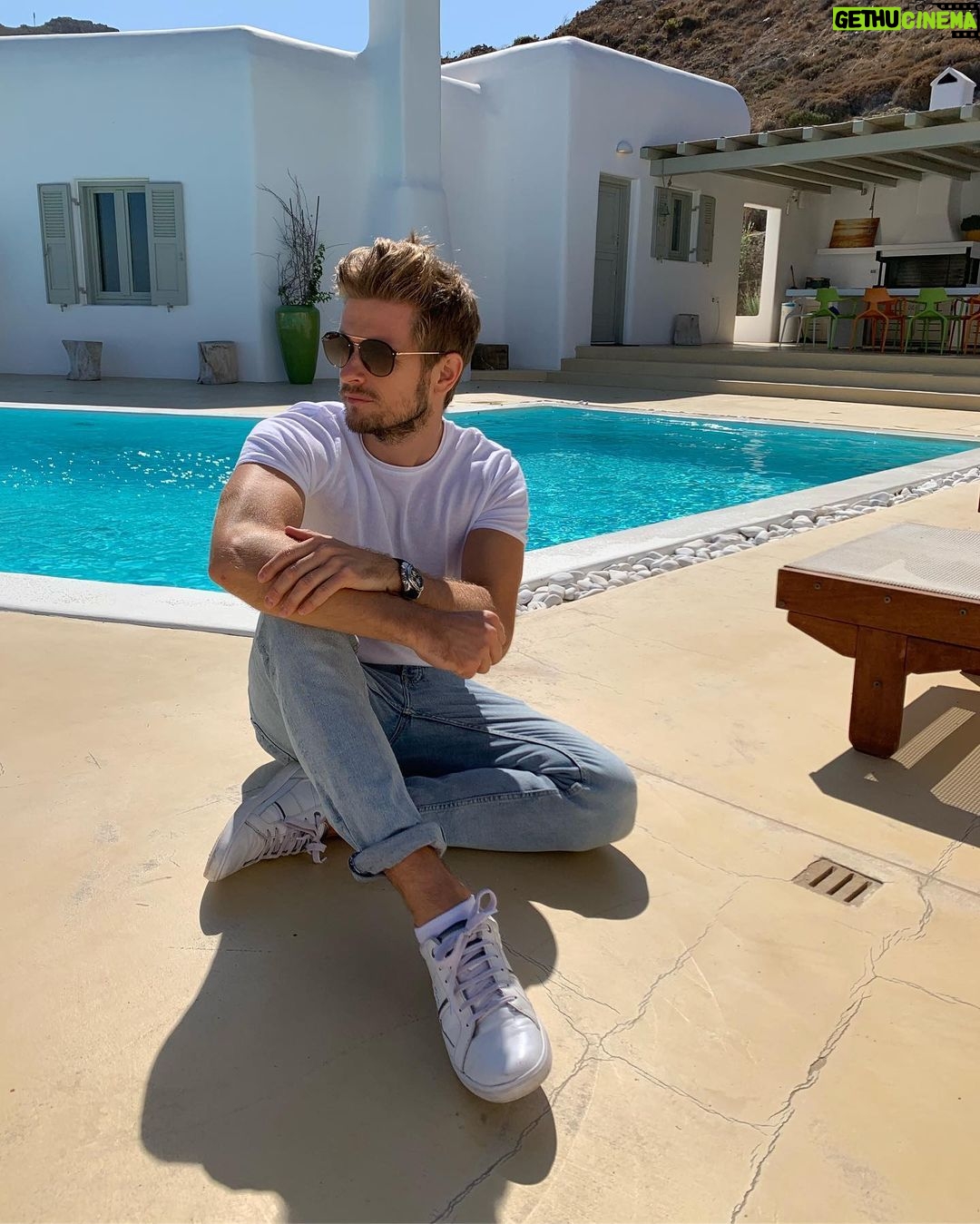 Jörn Schlönvoigt - 8.9K Likes - #mykonos #poolside #greece #beautiful #island #europe #picoftheday #sunset