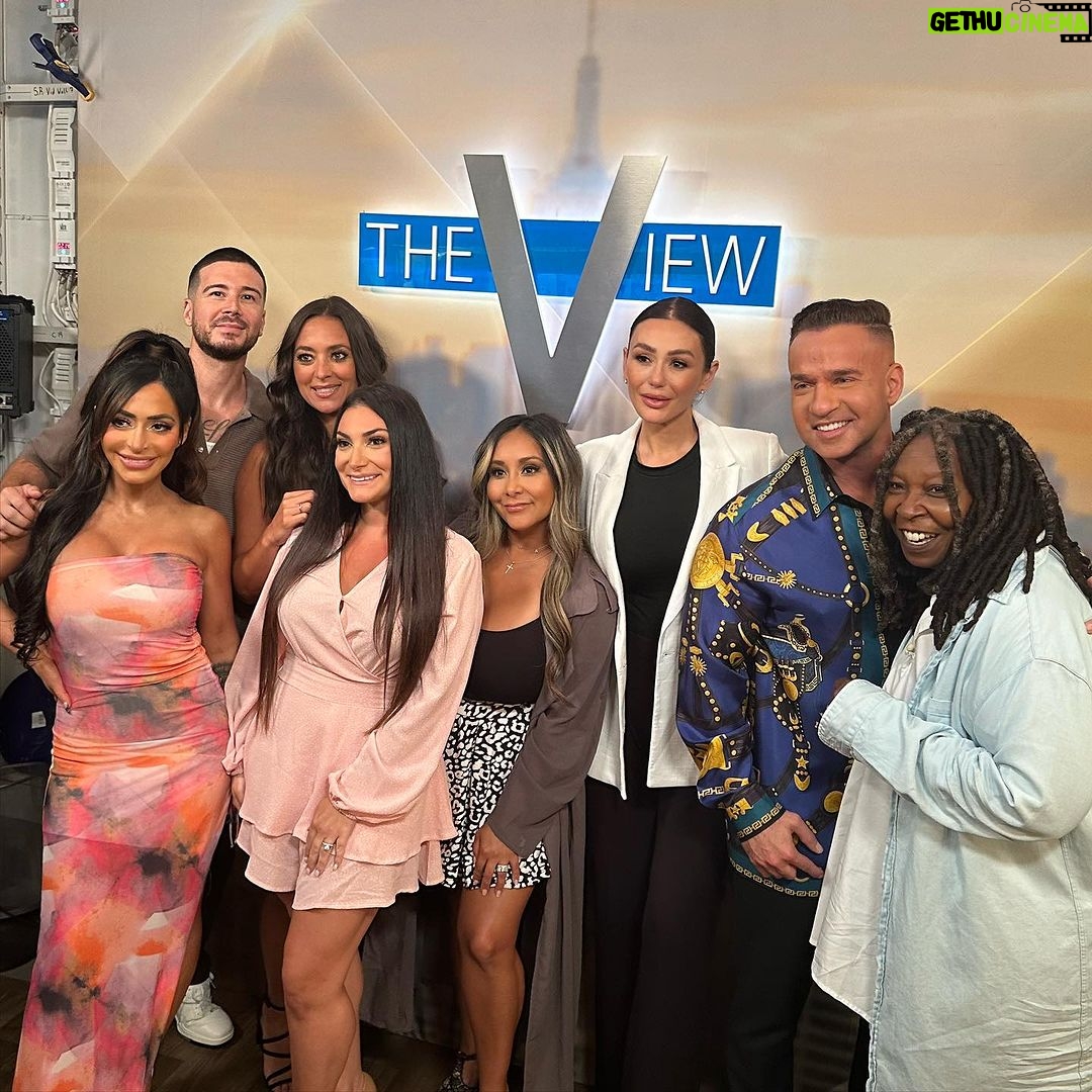 JWoww Instagram - Thank you @theviewabc for having us and a big shout out to @whoopigoldberg for being absolutely amazing 💜🎉