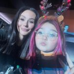 JWoww Instagram - Last weeks jingle ball @iheartradio with my babies… we also got to check out their @kulturecity sensory room 🙏🏼 Disclaimer to all the Karen’s @meilanimathews hair was a temporary color she wanted for getting good grades soooo ✌🏼