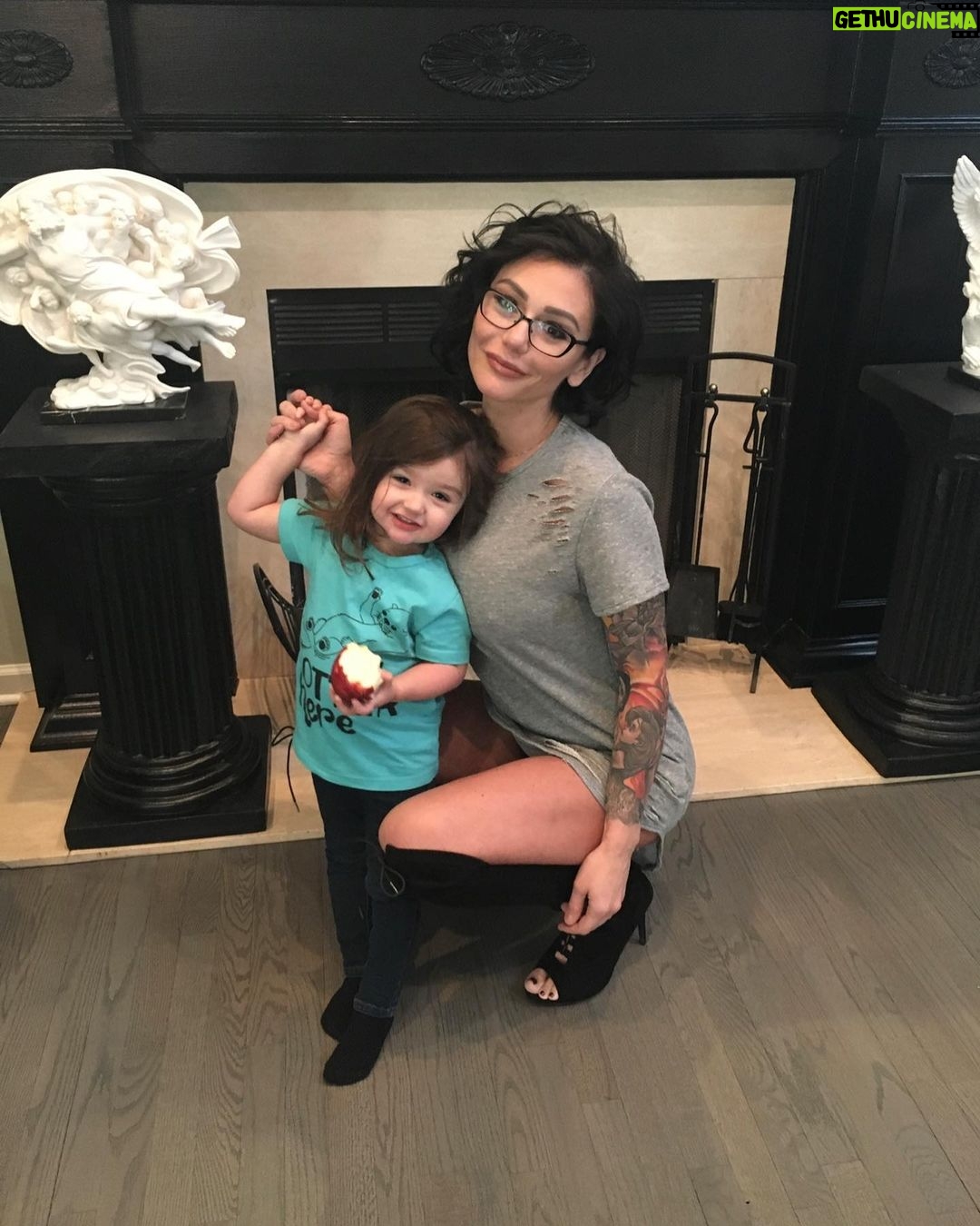 JWoww Instagram - To my beautiful babies, thank you for completing me 💜💕
