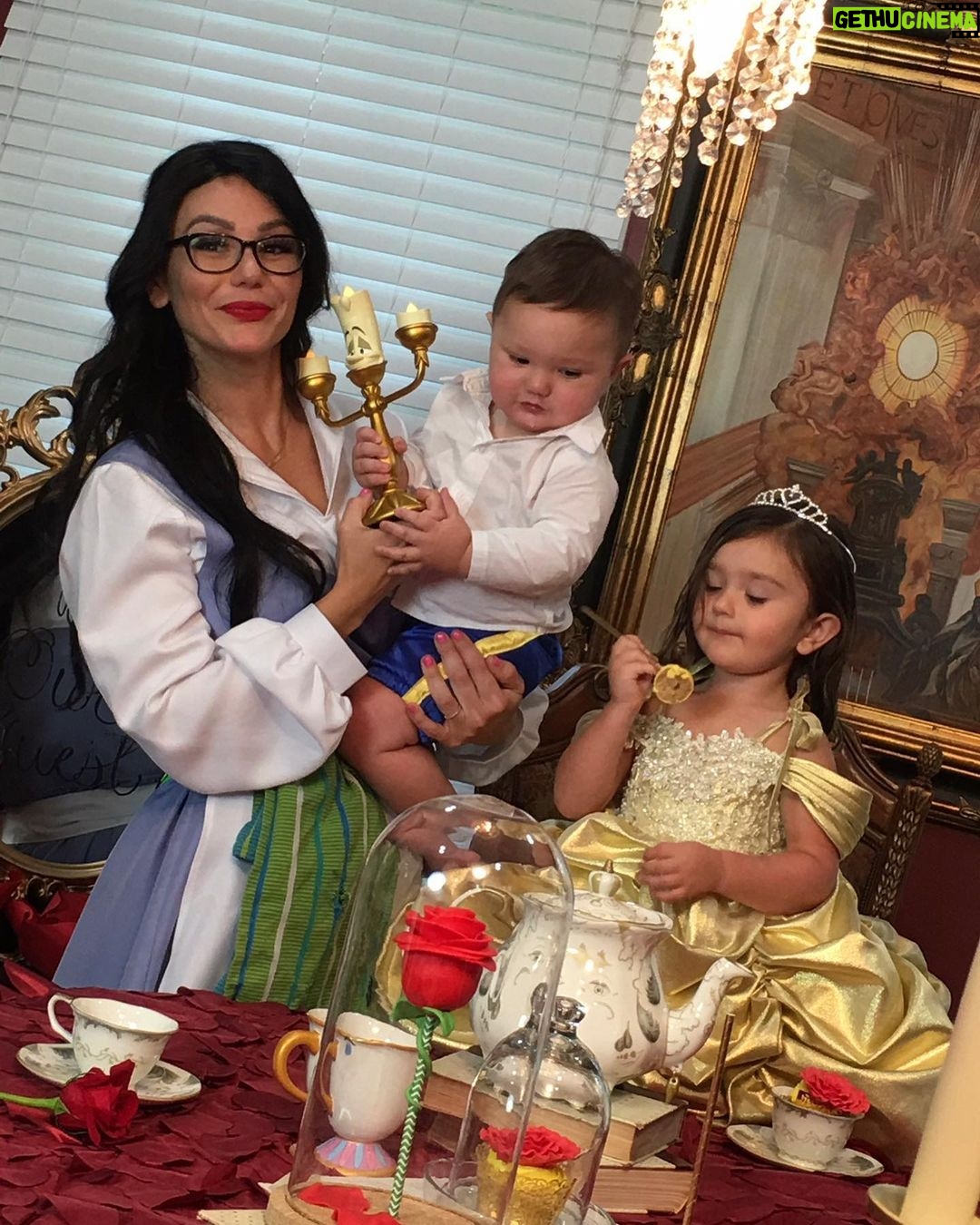 JWoww Instagram - To my beautiful babies, thank you for completing me 💜💕