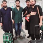 Jabar Abbas Instagram - Going to the place where I always die to go . Karbala is my eternal love . Thank you MOLA AS for this blessing . LABAIK YA HUSSAIN AS LABAIK YA ABBAS AS 😭😭🙏🏻🙏🏻🙏🏻 Allama Iqbal International Airport