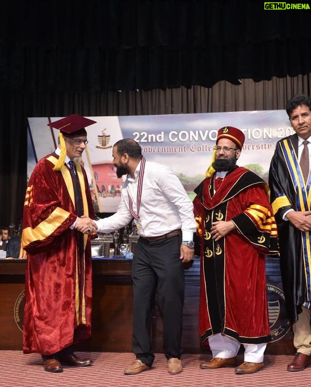 Jabar Abbas Instagram - For me every accolade and laurel has it’s own significance but any recognition that comes out from my Alma Mater, Government College, always stands out. I’m grateful to the administration of GCU for conferring upon me the Khwaja Khurshid Anwar Award for Best Old Ravian Musician 2023. I would also take this opportunity to pay my respects and my gratitude to my Teacher and Mentor, Late Sir Tariq Farani. This one is for you, Sir. Thank you VC Gcu Dr, Asghar zaidi sahib , NAMS Gcu and ma’am Kanita Shah for choosing me . Last but not the least I want to thank my friend Usman Hafeez for attending the convocation and receiving the award 🥇 on my behalf ❤️