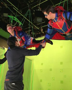 Jace Norman Instagram - ❤️❤️ Throw back to the last day on set Will always love this family we built. Was my last scene as Kid Danger.