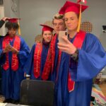 Jace Norman Instagram – Graduation on set with the people i love. #ididitmom