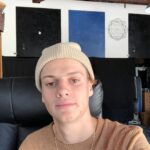 Jace Norman Instagram - Hey it’s me jace hanging out in my garage. (I built a office here) waiting for a friend to pick me up. Just wanted to say hey.