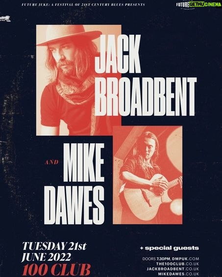 Jack Broadbent Instagram - Can’t wait to finally be back in the UK and sharing the bill at the The 100 Club with the fantastic Mike Dawes! Gonna be a BIG night! ✌️ Tickets available now
