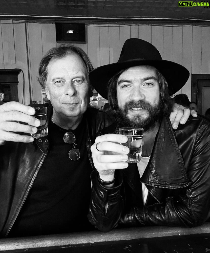 Jack Broadbent Instagram - We hope you guys are enjoying the New Album. Cheers!! 🥃 Tonight my Father Mick and I will be opening for @littlefeat_official at the @akroncivic theatre in Ohio. Tomorrow we’ll be accompanying them in Rochester. It’s one Hell of a week for us and we’re so grateful of the support. Keep hitting that album and enjoy the Ride!! #Ridealongwithjack #jackbroadbent #ride #newalbum #newmusic #fatherandson USA