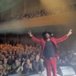 Jack Broadbent Instagram - Bangin’ crowd in Haarlem, Holland. Can’t wait to hit Berlin tomorrow night. #jackbroadbent #peterframpton #haarlem Philharmonie Haarlem