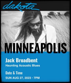 Jack Broadbent Instagram - Sunday night I’ll be back at the fabulous @dakotampls in Minneapolis. Can’t wait to come and rattle some strings. Peace, Jack #jackbroadbent #dakotajazzclub #minneapolis