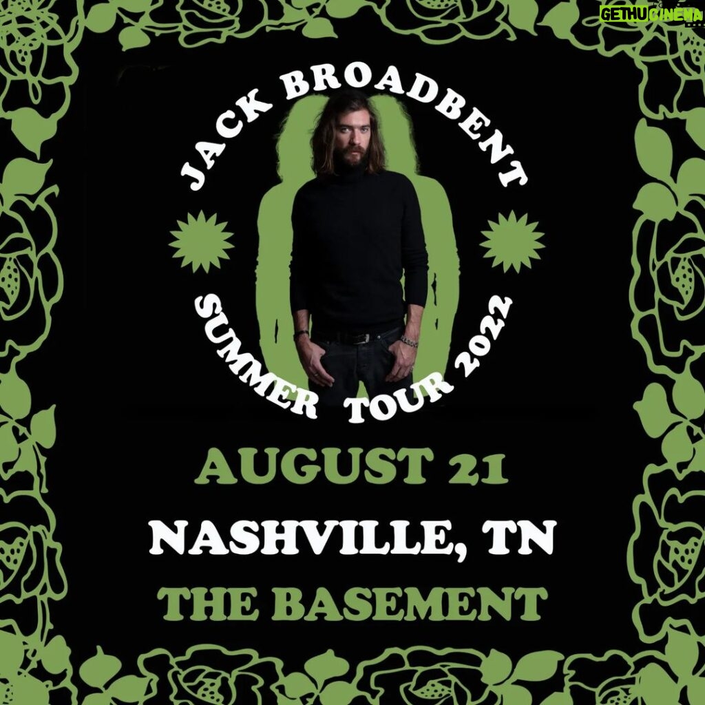 Jack Broadbent Instagram - Jack's last show of his summer tour is tonight in Nashville...see you there