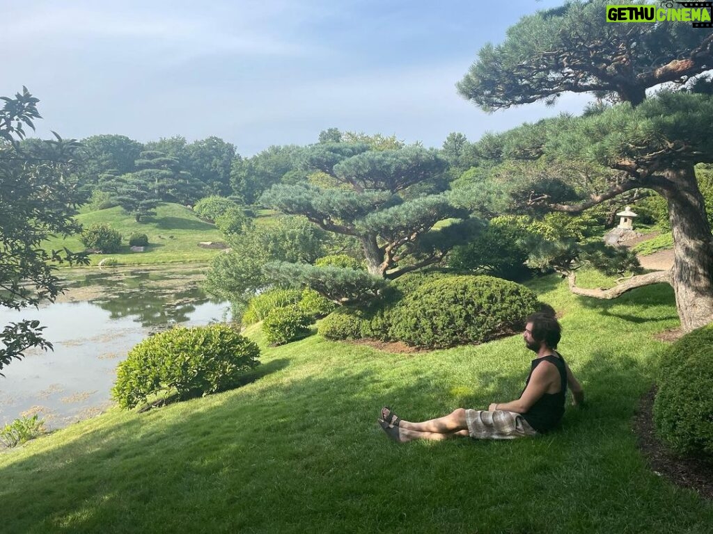 Jack Broadbent Instagram - Peace and quiet. Lovely few days off. Now back on the road for the last 6 US dates. Tonight in Ferndale MI. #jackbroadbent #usatour2022 #japanesegarden Chicago Botanic Garden