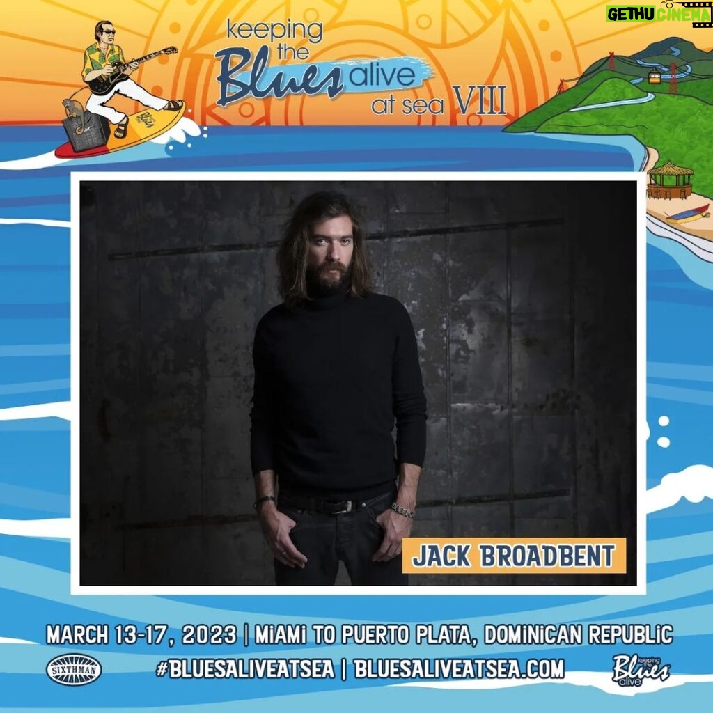 Jack Broadbent Instagram - Jack Broadbent is on the Keeping The Blues Alive At Sea VIII cruise on March 13-17, 2023. Check out the rest of the lineup and get tickets at BluesAliveAtSea.com · #BluesAliveAtSea
