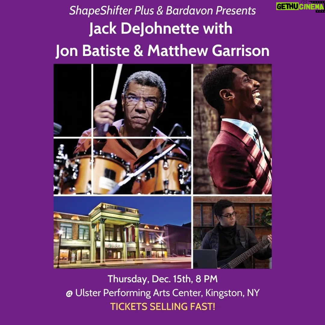 Jack DeJohnette - 864 Likes - 🍂 October 29th is closer than you think. Don't miss out on Jack DeJohnette with Dave Holland and Jason Moran performing at Woodstock Playhouse!
🎟 The event is SOLD OUT, but you can still buy your live-stream tickets! Link in bio!
And if you can't make that one don't worry because we have another show on Dec. 15th with Jack DeJohnette, Jon Batiste, and Matthew Garrison at UPAC. In-person tickets are available NOW!🎤
#shapeshifterplus #bardavonpresents #music #live #concert #nonprofit #woodstock #woodstockplayhouse #jackdejohnette #daveholland #jasonmoran #UPAC #kingston #jonbatiste #matthewgarrison #livestream #livestreamconcert #livestreamjazz #jazzonline