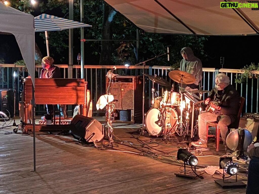 Jack DeJohnette Instagram - Last night at The Falcon in Marlboro saw john medeski, Mark Ribot and Joe Dyson. The music was collaborative and heart felt, nice vibe. We really enjoyed the trio, great to hear some live music.  Shout out to Tony Falco for helping to  keep the music alive. Nice to also see Nate Chinen and Aaron Parks there.
