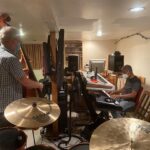 Jack DeJohnette Instagram - Really happy to get together with my great friend Dave Holland....distanced of course!