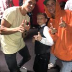 Jack Gilinsky Instagram - lil hank doin big things! great meeting u partner Scotiabank Arena