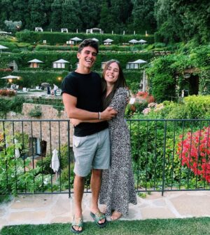 Jack Gilinsky Instagram - i can’t believe my big sister is engaged!! i love you molly. i couldn’t approve more of who you will be spending your life with. congratulations to u both @mollygilinsky @dontbcross ♥️🥂