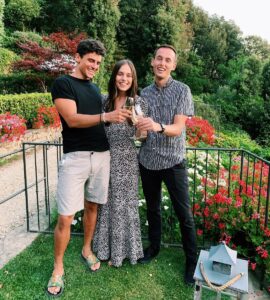 Jack Gilinsky Instagram - i can’t believe my big sister is engaged!! i love you molly. i couldn’t approve more of who you will be spending your life with. congratulations to u both @mollygilinsky @dontbcross ♥️🥂 Fiesole, Italy