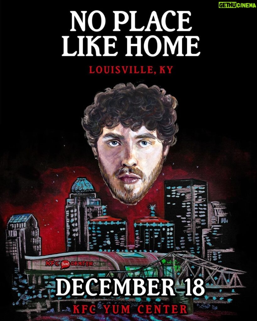 Jack Harlow Instagram - Been waiting to do the Yum Center my whole life. See y’all in December for the 2nd annual… No Place Like Home. Louisville, Kentucky