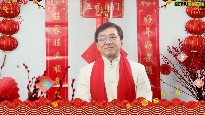 Jackie Chan Instagram - Happy Chinese New Year of the Ox! Wishing everyone a safe, happy and healthy 2021! (Full video on my FB page😊) 新年快樂! 身體健康!