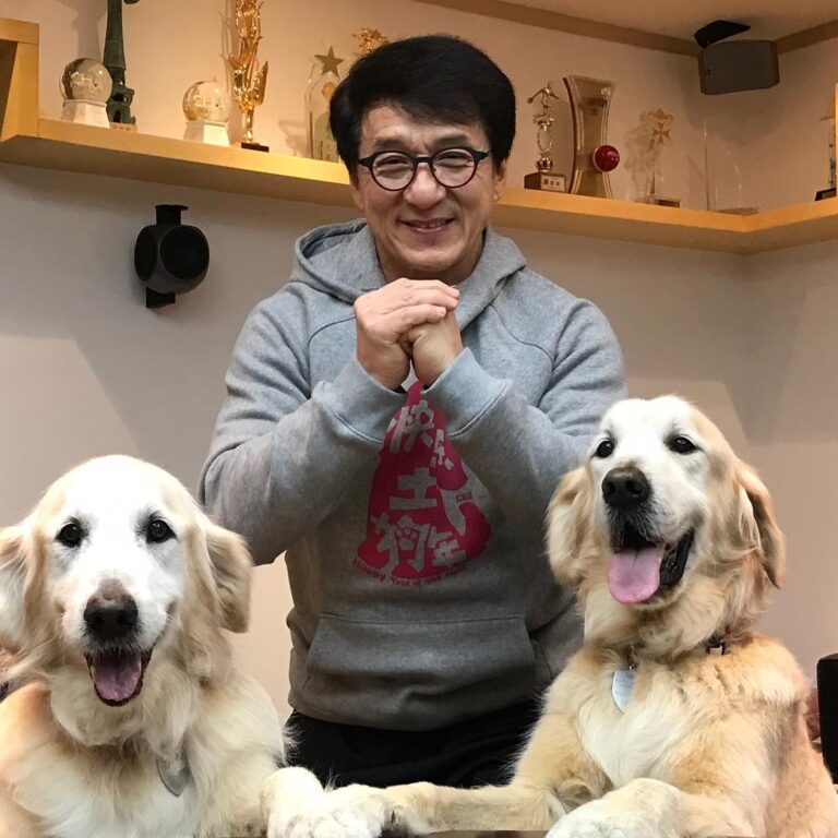 Jackie Chan Instagram - Me, JJ and Jones would like to send you or well wishes! May the year of the dog bring you good luck and prosperity! And may everything flourish in great ways!
