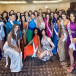 Jacqueline Bracamontes Instagram - Tuvimos el privilegio de desayunar y convivir con todas las reinas latinas (habla hispanas) de este año y fue INCREÍBLE!!! Mucha suerte a todas el sábado!!! @missuniverse @telemundo #MissUniverso Quién ganará la corona de Miss Universo este año? Sera una latina? Qué opinan? ⬇️ San Salvador, EL Salvador