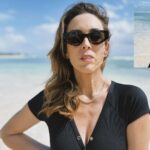 Jacqueline Bracamontes Instagram - Today’s office 😎 Extrañaba mis playas de México. Hair: @anlle11 Makeup: @rosamariagarcia_makeup