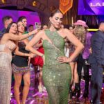 Jacqueline Bracamontes Instagram - Disfruté muchísimo la final de ayer!!! Ustedes? #Los50 🦁🦁🦁 @telemundo @telemundorealities Styling: @nathalymichan Vestido: @danielperezmexico Hair: @anlle11 Makeup: @rosamariagarcia_makeup