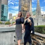 Jacqueline Bracamontes Instagram - New York fashion week ✨ @jackybrv @benitosantosoficial #laurabarcelo #laurabarcelobeautylounge . . . . . #beauty #fashion #ny #newyork #benitosantos #jackybracamontes Rockefeller Center
