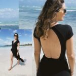 Jacqueline Bracamontes Instagram - Today’s office 😎 Extrañaba mis playas de México. Hair: @anlle11 Makeup: @rosamariagarcia_makeup