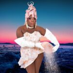 Jada Shada Hudson Instagram - Category is ..💭.🏁Periodic Table of Elements 🟰SODIUM🟰……… 🧂She a Salty B#*^% . ☕️. This runway was so heavy because it was actually made of Himalayan salt and salt rocks..I was praying to be safe that I don’t have to lipsync in it or stay on the runway for long critiques whether top or btm but I LIVE 🧂………… . 👗 @connormccalden 💇🏾‍♀️ @weekdaywigs 👠 @weareshoefreaks 📸 @thats_hawesome . Am I your 🫵🏾 Salt Bae 🤔🧂😈 … lick👅 @bhytes It’s Tequila time 🍸 . SNATCH GAME! Watch the new episode of #CanadasDragRace now on @wowpresentsplus worldwide (ex. Canada) and @cravecanada in Canada 🏁 #snatchgame #elements #periodictable #sodium #salt #jadashadahudson #canadasdragraceseason3 #crave Dead sea