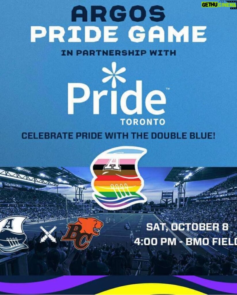 Jada Shada Hudson Instagram - 🏈 TOUCHDOWN…… @torontoargos @pridetoronto Oct 8th It’s Gametime………… . Join us for @torontoargos Pride🏳️‍🌈 Game Saturday. Kick Off 4pm with yours truly Torontos Turnup Queen 👸🏾…. . BMO FIELD……….. ICONIC🏈…………… @argosateam let’s Turnup 🙌🏾🙌🏾 📸 @shootblake 💻 @theonlysapphire 🎨 @viktorpeters . I Guess @badgalriri isn’t the only Bajan Queen at a Big Football Game 😜It’s feels how? CORRECT✔️ . #pridetoronto #torontoargos #torontoargonauts #football #jadashadahudson