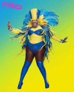 Jada Shada Hudson Instagram - “Whats Goodie” Canadas DRAG RACE🏁 Its Time to TURNUPPP🤰🏾…………🇨🇦🇧🇧 @canadasdragrace💋 Are you #TeamJadaShadaHudson . . @canadasdragrace Premieres July 14th on @cravecanada . 🌎 Yallll Are 🫵🏾 NOT Ready for Season 3 , It’s going to be a Movie🎥 📸 : @asquaredphoto 🫶🏾…..🩱by @xtinamonroe 🫶🏾….. 🦚by @fawaka_zaza 🫶🏾……👑by @carlottacarlisle 🫶🏾……💇🏾‍♀️ by @callherperla 🫶🏾……💅🏾 by @clorebeauty 🫶🏾……👠 by @weareshoefreaks #canadadsdragrace #canadasdragraceseason3 #crave #jadashadahudson #teamjadashadahudson #dragqueen #dragqueens