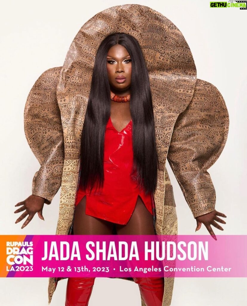 Jada Shada Hudson Instagram - The Torontos Turnup Queen is Ready 4 U L.A🔥🔥🔥🔥🔥🔥🔥🔥🔥🔥🔥🔥🔥🔥🔥 Let’s TurnUP @rupaulsdragcon, I wanna meet all of you I can’t wait 😜👸🏾🫶🏾 and Yes I’ll tell you all the stories about me and @missfiercalicious when we dated 🤫🤐 …… . Grab Your Tickets NOW 🎟️ RuPaul's DragCon