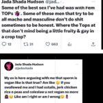 Jada Shada Hudson Instagram - I've been nominated for a WOWIE! 🥫 Vote for me once a day at worldofwonder.net. #WOWIES winners will be announced at @rupaulsdragcon! 👻🤰🏾🫶🏾 ➡️ SWIPE to see some wholesome tweets🤦🏾‍♀️😜 📲Thanks @worldofwonder for Nominating me for my craziness on TWITTER alongside some insane Twitter divas. Yallll know am an open book but Twitter is where the real juicy UNFILTERED stuff is 🫶🏾💋 . . 📲Link in BIO to VOTE☑️