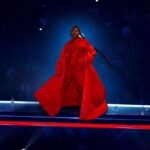 Jada Shada Hudson Instagram - 🇧🇧Oh Na Na What’s my Name🏈🌹 @badgalriri Killed It …. Here’s to my Queen Riri. (SWIPE ⬅️) . 📸 @_jamesaf_ 💻 @theonlysapphire 🪡🧵 @leelandxo 💇🏾‍♀️ @itsultraviolett . Dancers : @zozzelmozzpxv @_billyfrench_ Dancers costumes by : @sofondato . I had to pay tribute to my Barbadian Queen in this iconic look which was styled by @illjahjah. To the original designers @loewe and @maisonalaia 🔻ICONIC🔺 #superbowl #rihanna #rihannanavy #halftimeshow #rihannafenty #fentybeauty . 🇧🇧Barbados my Island in The Sun @barbadostoday @nation246 @visitbarbados @loopnewsbarbados