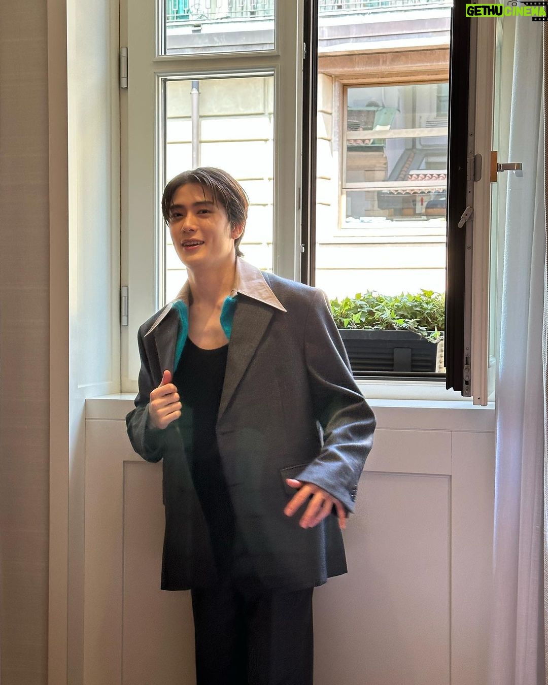 Jaehyun Instagram - #PradaSS24 menswear collection #MiucciaPrada #RafSimons @prada