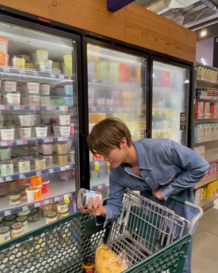 Jaemin Instagram - Grocery store in LA🇺🇸🛒