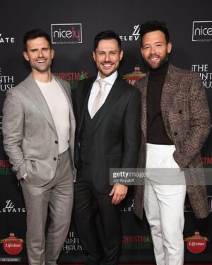 Jake Helgren Instagram - ‘Twas a magical holiday evening last night in Los Angeles as we celebrated a very special VIP screening of our queer holiday romance, A Christmas to Treasure, premiering 12/16 on @lifetimetv as part of @itsawonderfullifetime at 8/7C!
.
.
.
@ninthhousefilms @elevatebaby_ @autumnfederici @taylorfrey @kyledeanmassey 
#ninthhousefilms #christmasmovies #itsawonderfullifetime