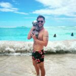 Jake Helgren Instagram – Me and my little Hawaiian wahine. 🌺 Waikiki Beach, Hawaii