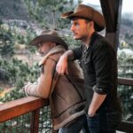 Jake Helgren Instagram - Wonderful weekend Yellowstone-style, celebrating not only the milestone birthday of one of my best friends @landonbridges , but also his surprise engagement from his now fiancé @tomfitz1111 !! We are so happy for you guys. 💍 ❤️❤️❤️ I haven’t been back to Park City since we shot Dashing in December near there back in 2020, so the nostalgia of going back to one of my fave places of memories was real. 🤠 Park City, Utah