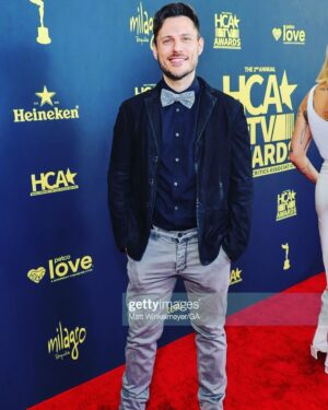 Jake Helgren Instagram - Twas a beautiful Saturday eve spent celebrating the nomination for our beautiful film List of a Lifetime at the HCA TV Awards with some of my fave people. ❤️
.
.
.
@ninthhousefilms @lifetimetv #hcatvawards #ninthhousefilms