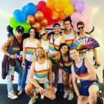 Jake Helgren Instagram - What can I say about Pride? My strife and business partner calls it my gay Christmas. Our history tells us it’s us our neverending fight for equal rights. My heart tells me it’s about my chosen family. These people right here—who make me feel like what we are doing on this Earth has worth and importance. Happy Pride to all you Queers. Happy Pride to all our allies. And most especially, Happy Pride to my chosen family. 🏳️‍🌈 West Hollywood, California