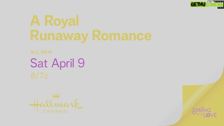 Jake Helgren Instagram - This Saturday tune in to A Royal Runaway Romance, a movie I wrote starring @pipnortheast and @brantdaugherty , which premieres on the @hallmarkchannel ππ Exec Producers: @autumnfederici and @principleproductions . . @ninthhousefilms #hallmarkchannel #springintolove #aroyalrunawayromance